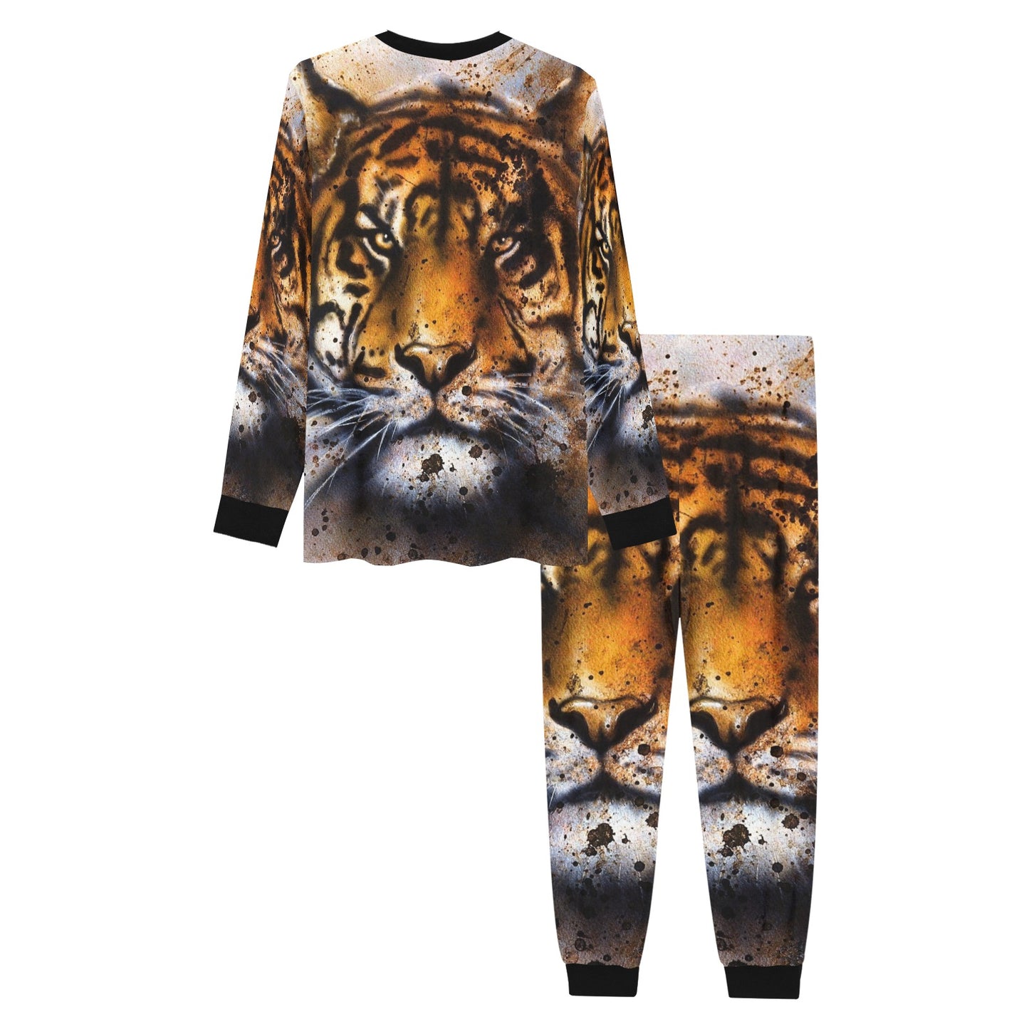 Lion Print Lounge Wear Pajama Set