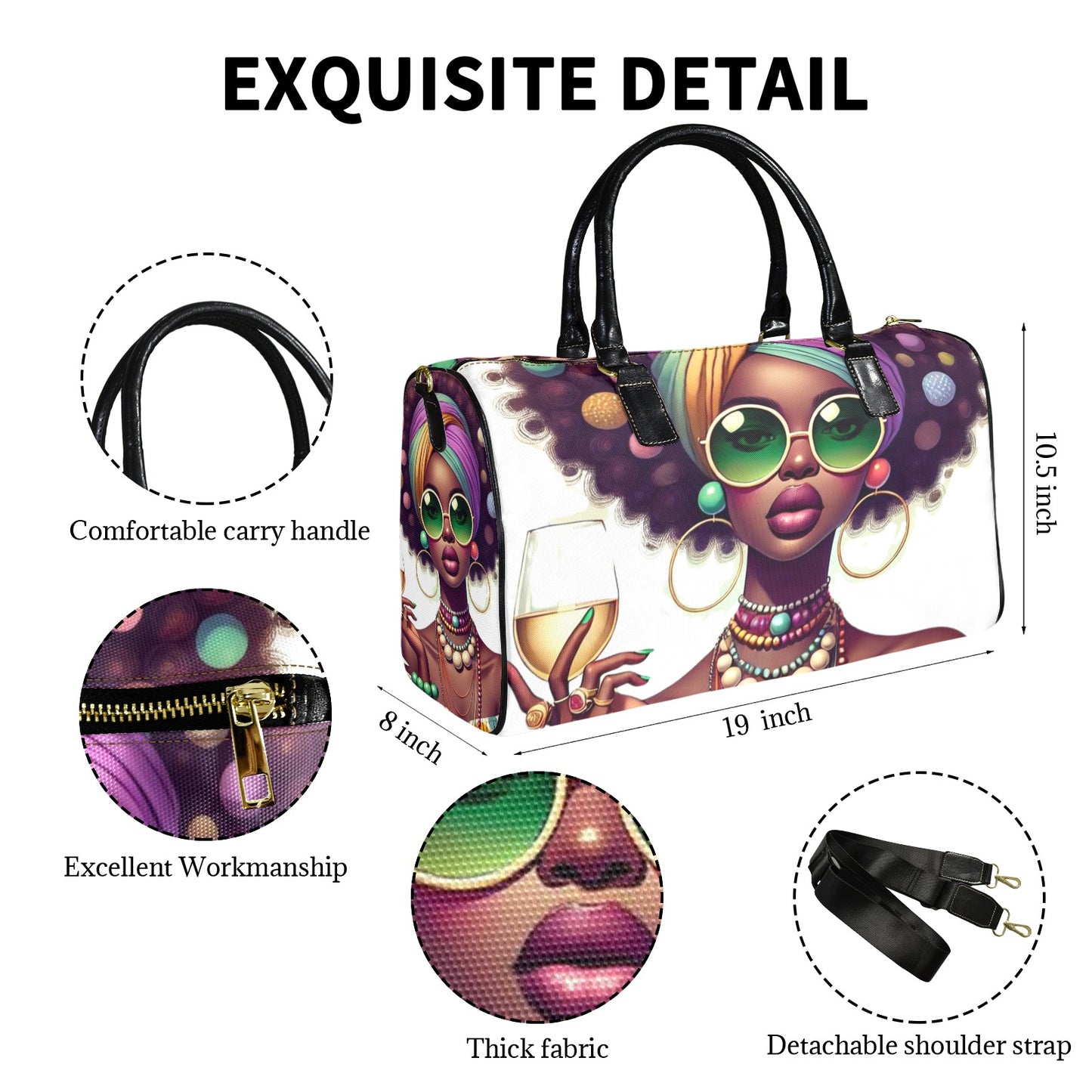 Wine Diva Large Capacity Travel Bag