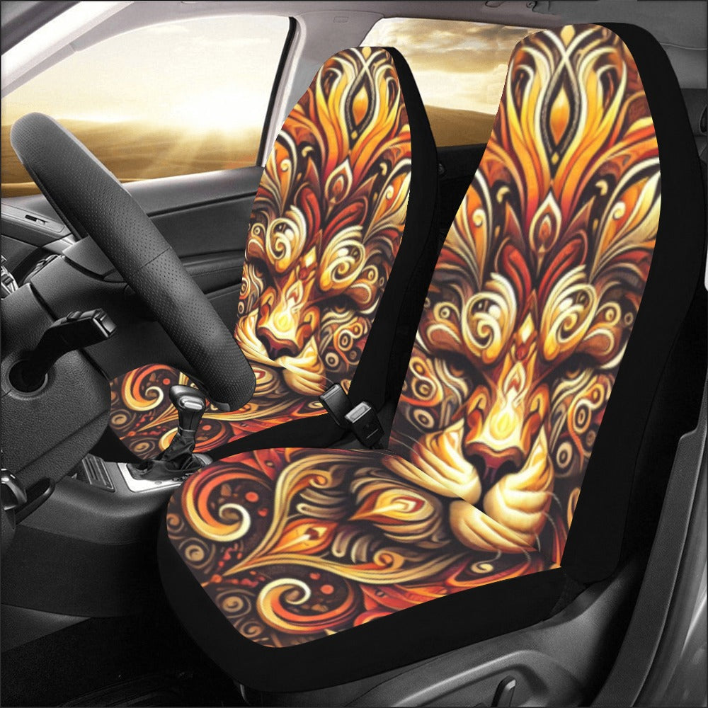 Lion Magical Car Seat Covers (Set of 2 Separated Designs)