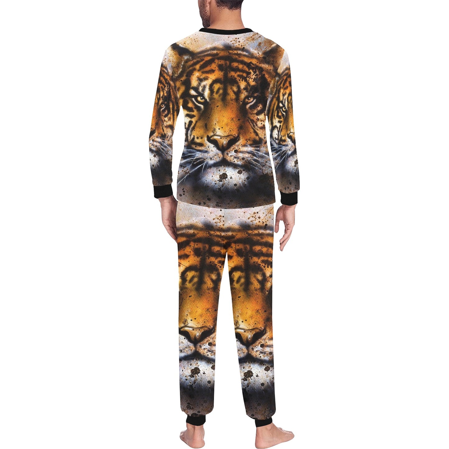 Lion Print Lounge Wear Pajama Set