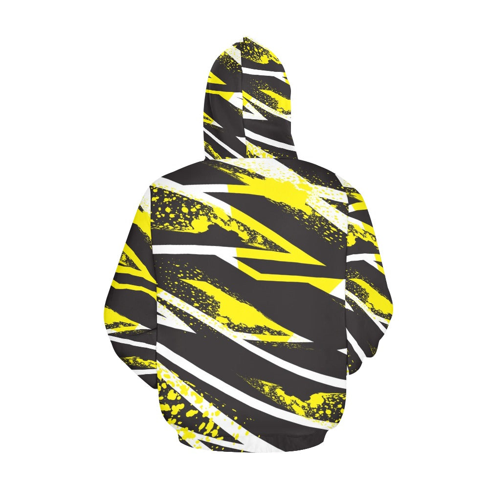 Unique Geometric Print Hoodie