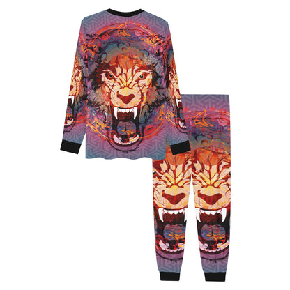 Angry Wolf Lounge Wear Pajama Set