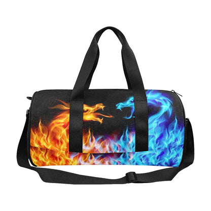 Duffle Bag Dragons Pattern