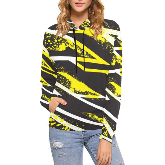 Unique Geometric Print Hoodie