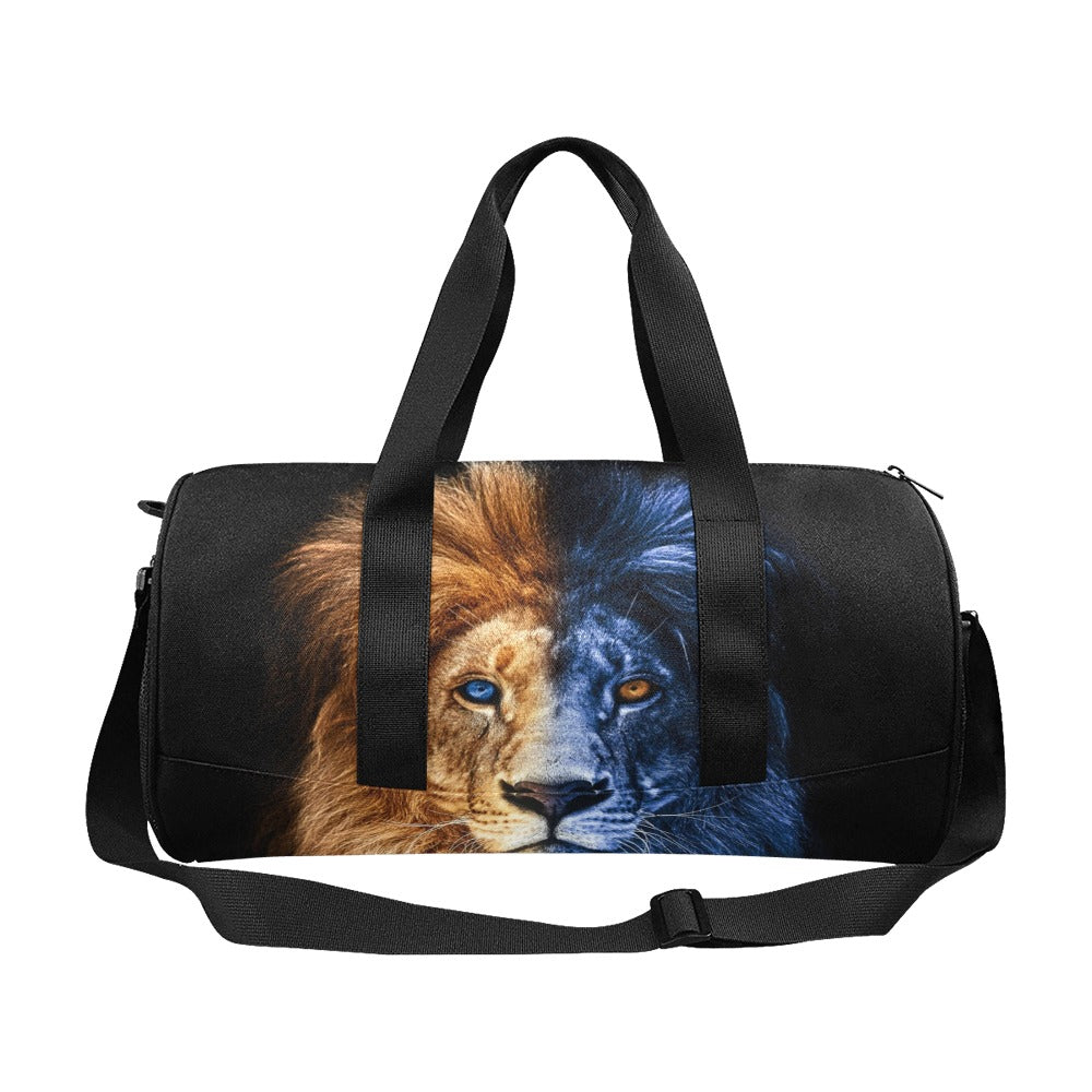 Duffle Bag Lion Head Pattern