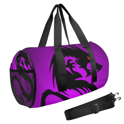 Duffle Bag Purple Dragon Print