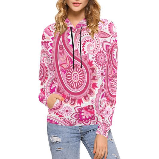 Paisley Print Hoodie for Women