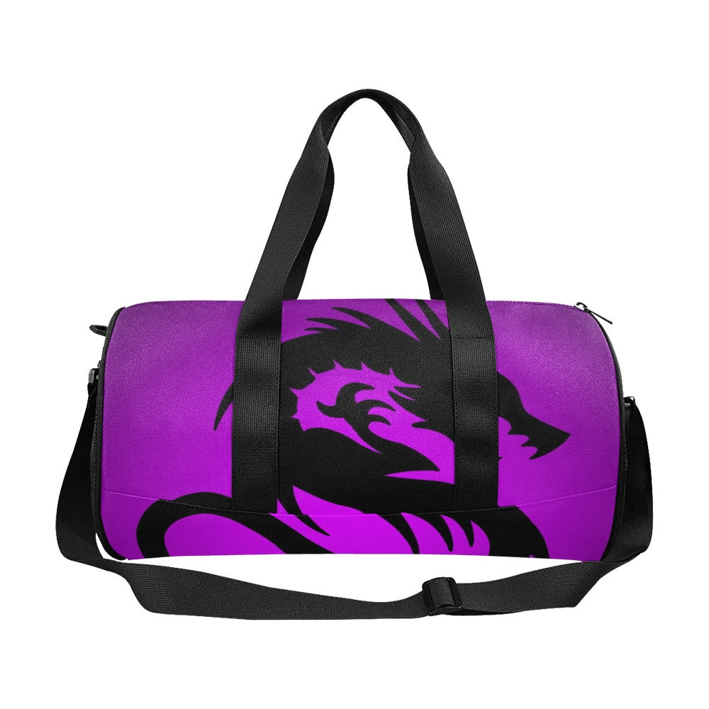 Duffle Bag Purple Dragon Print