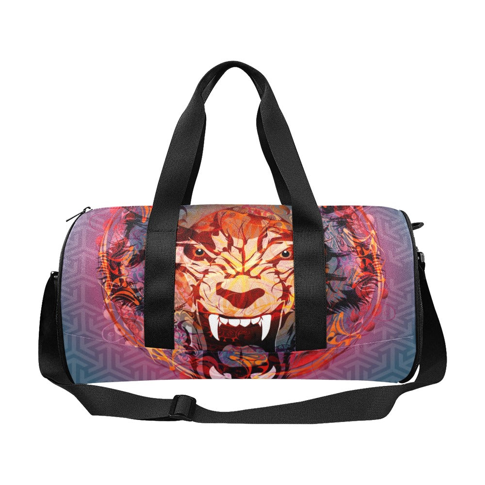 Duffle Bag Wolf Pattern