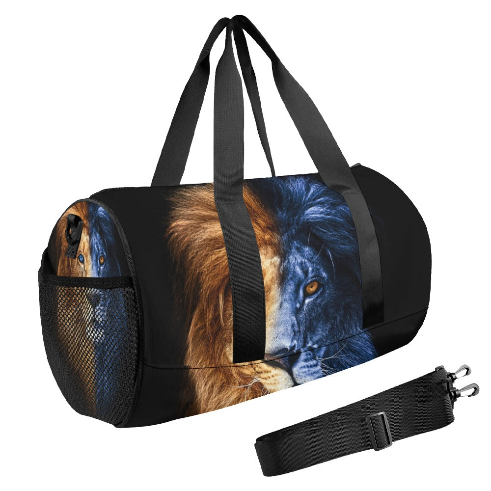 Duffle Bag Lion Head Pattern