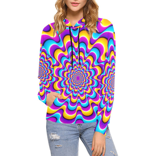 Optical Illusion Hoodie for Women