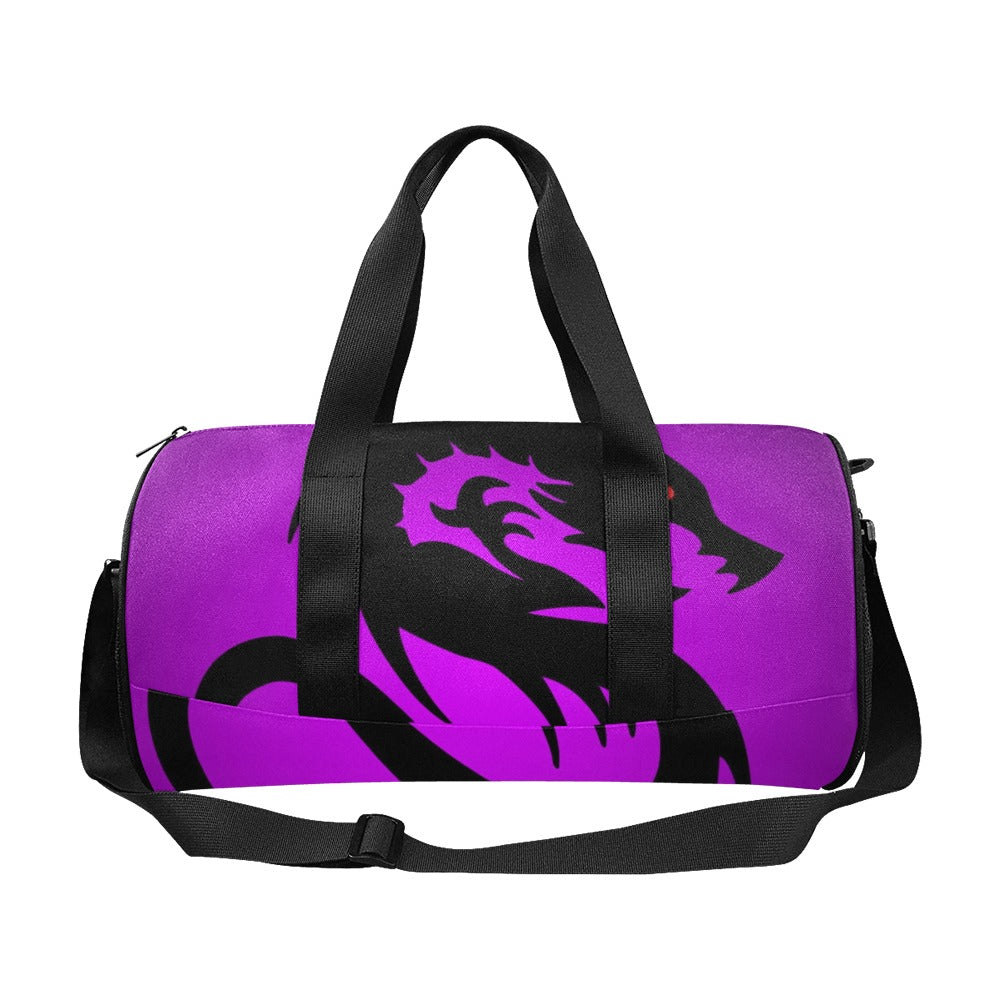 Duffle Bag Purple Dragon Print