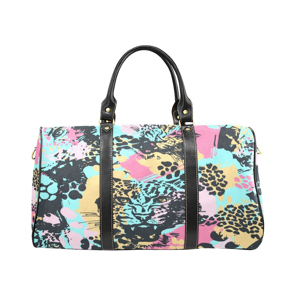 Leopard Pattern Waterproof Travel Bag