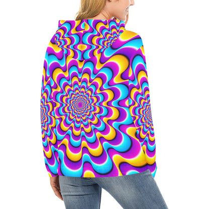 Optical Illusion Hoodie for Women